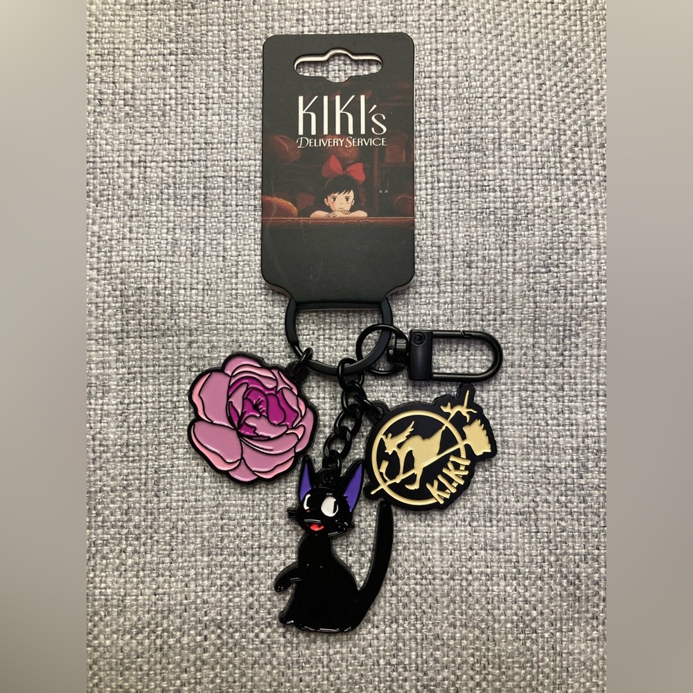 Studio Ghibli Kiki’s Delivery Service Jiji Multi-Charm Keychain
